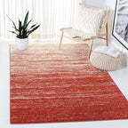 SAFAVIEH Adirondack Collection Area Rug - 5'5" x 7'7", Orange & Grey, Modern Ombre Design, Non Shedding & Easy to Clean, Ideal for Living Room, Bedroom, Office, Dining Space (ADR113P)