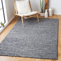 SAFAVIEH Area Rug 3x5 - Natura Collection - Dark Grey, Handmade Wool Blend, Textured Design, Ideal for Living Room, Bedroom, Dining Space (NAT620H)