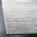 SAFAVIEH Area Rug 8x10 - Adirondack Collection - Large - Ivory & Silver, Modern Ombre Design, Non Shedding & Easy to Clean, Ideal for Living Room, Bedroom, Office, Dining Space (ADR113B)