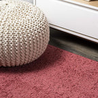 JONATHAN Y Haze Solid Low-Pile Red 6x9 Oval Indoor Area Rug, Coastal,Bohemian,Minimalist,Classic, Easy-Cleaning for Living Room,Bedroom,Kitchen,Pet Friendly,Non-Shedding (SEU100E-6OV)