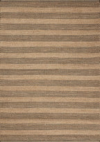 Loloi Chris Loves Julia Judy Collection JUD-06 Natural/Chocolate 7'-9" x 9'-9" Area Rug