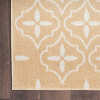 Nourison Home Nourison Essentials Beige Ivory 4' x 6' Area Rug - Easy Clean, Non Shedding, Bed Room, Living Room, Dining Room, Kitchen (4' x 6')