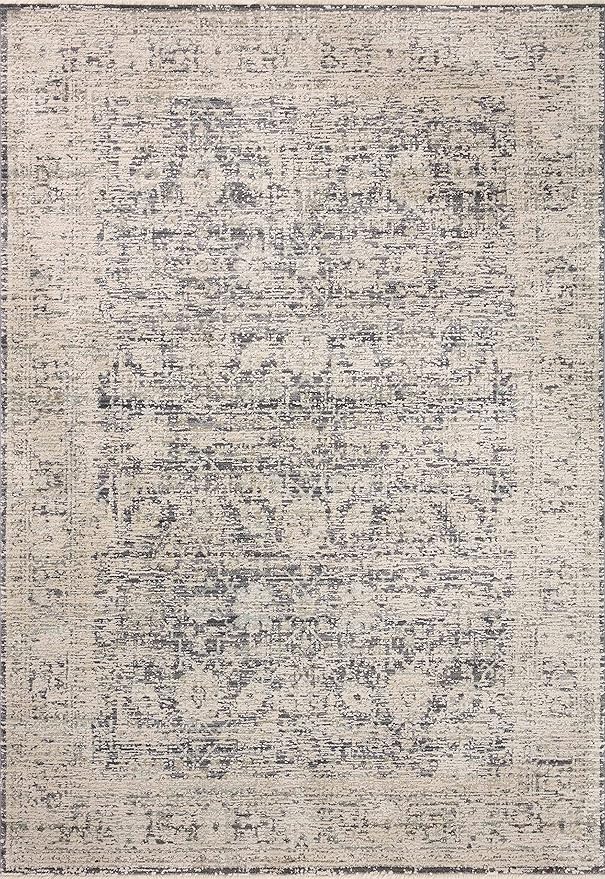 Loloi Amber Lewis Alie Collection ALE-05 Charcoal/Beige 2'-7'' x 12'-0'', .13'' Pile Height, Runner Rug
