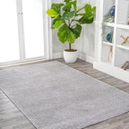 JONATHAN Y Haze Solid Low-Pile Light Gray Indoor Area Rug 10x14, Coastal,Bohemian,Minimalist,Classic, Easy-Cleaning for Living Room,Bedroom,Kitchen,Pet Friendly,Non-Shedding (SEU100K-14)