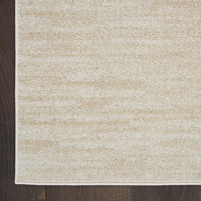 Nourison Home Nourison Essentials Ivory Beige 8' x 10' Area Rug - Easy Clean, Non Shedding, Bed Room, Living Room, Dining Room, Kitchen (8' x 10')