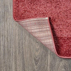 JONATHAN Y Haze Solid Low-Pile Red Indoor Area Rug 12x15, Coastal,Bohemian,Minimalist,Classic, Easy-Cleaning for Living Room,Bedroom,Kitchen,Pet Friendly,Non-Shedding (SEU100E-15)
