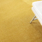 Nourison Home Nourison Essentials Yellow 8' x Round Area Rug - Easy Clean, Non Shedding, Bed Room, Living Room, Dining Room, Kitchen (8' x Round)
