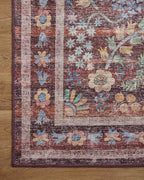 Loloi Rifle Paper Co. Maison Collection MAO-06 Red 2'-0" x 5'-0", .19" Pile Height, Accent Rug