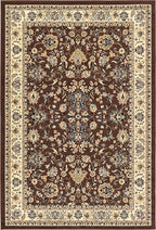 Unique Loom Sialk Hill Collection Area Rug - Washington (6' 1" x 9' Rectangle Brown/Black)